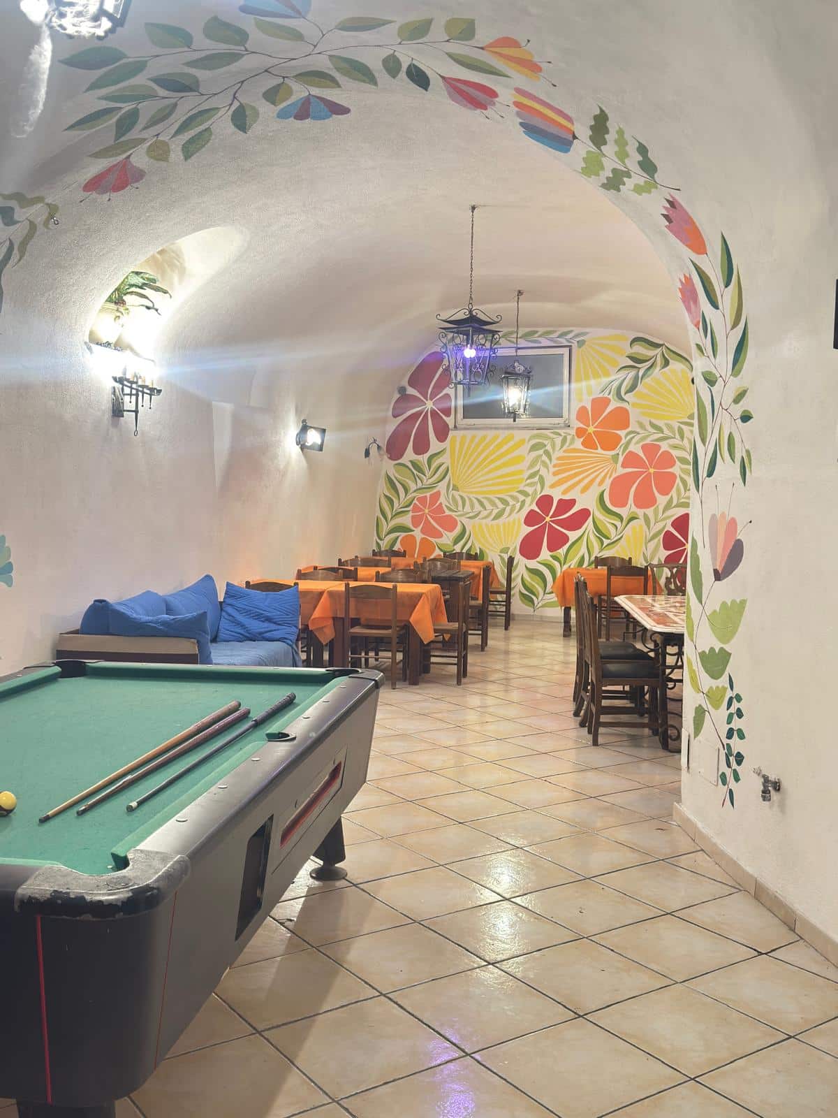 common room in Forio d'ischia at ring hostel