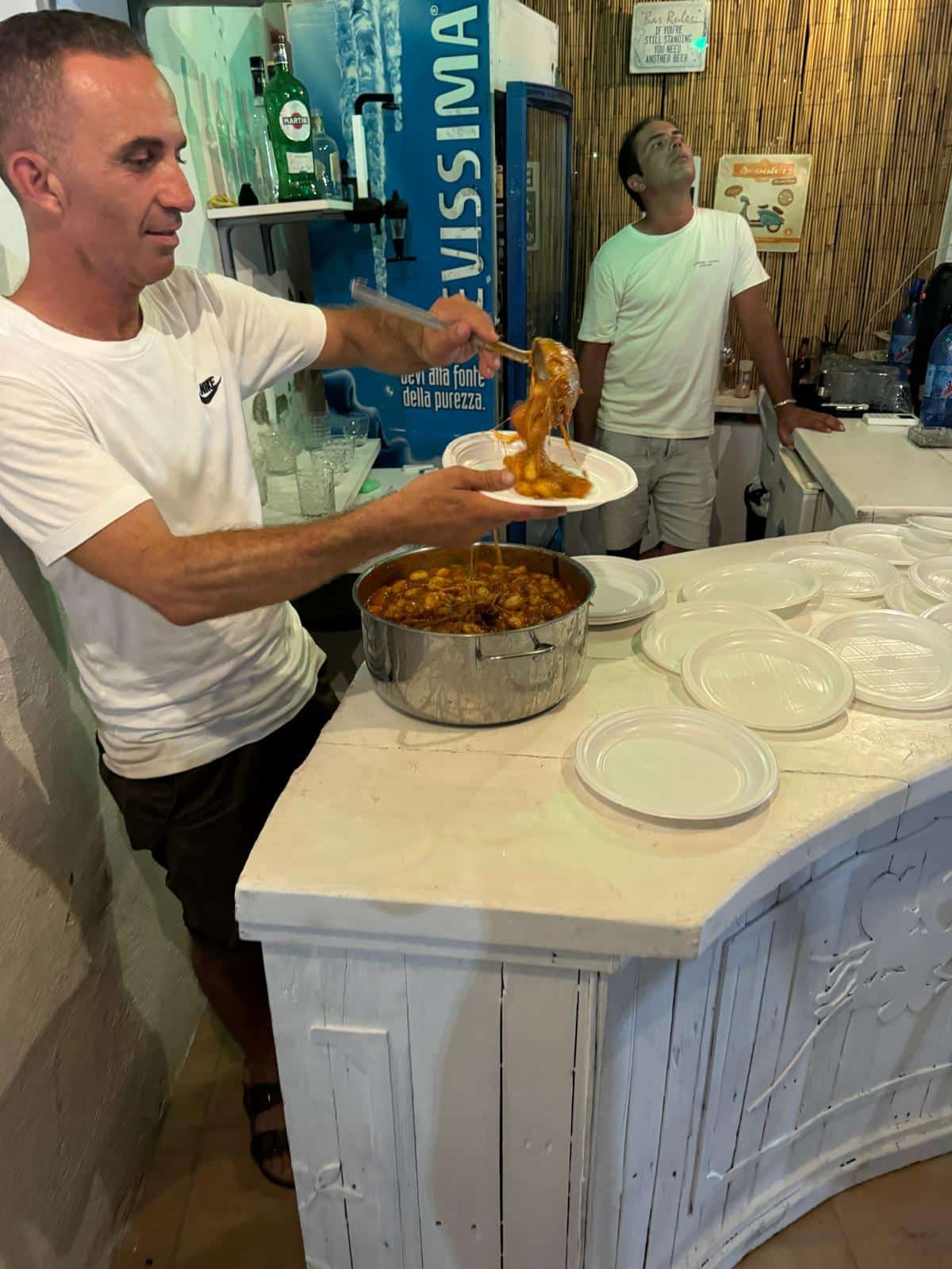 special night with our guest at Ring hostel di Forio d'ischia, gnocchi night